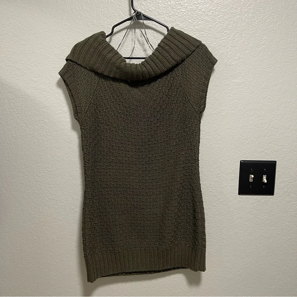 Its Our Time Women’s Cowl Neck Knit Tunic Sweater Size Large